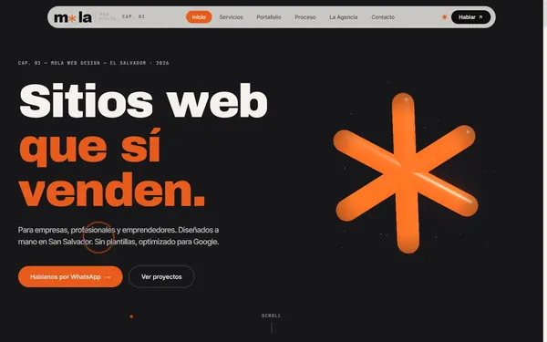 Sitio web de Mola Web Design